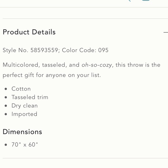 Anthropologie Pippi Throw Blanket - Picture 3 of 6